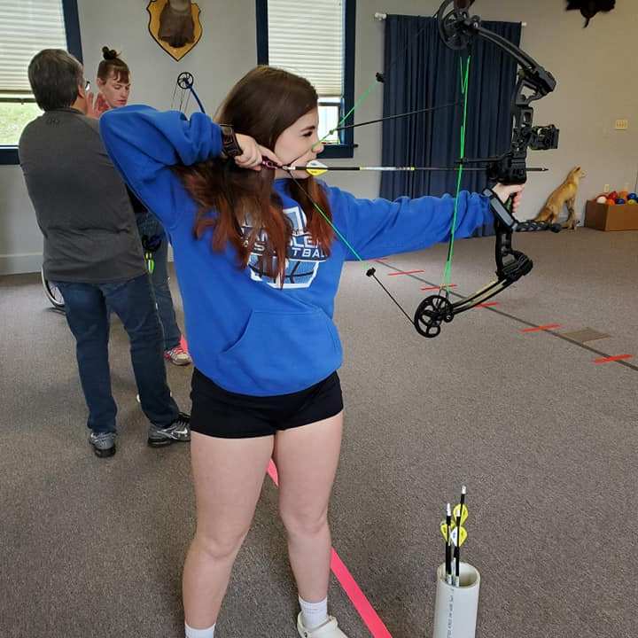 Women's Indoor Archery at Sportsmen Fellowship Ministries