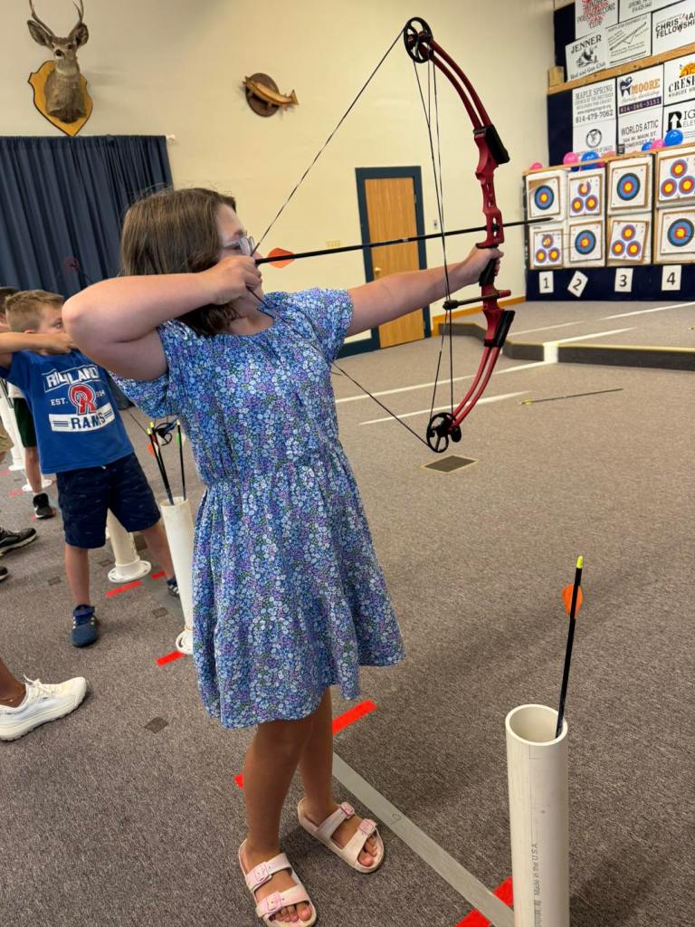 Children's Archery at Sportsmen Fellowship Ministries