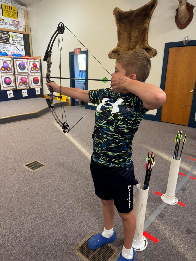 Children's Archery at Sportsmen Fellowship Ministries