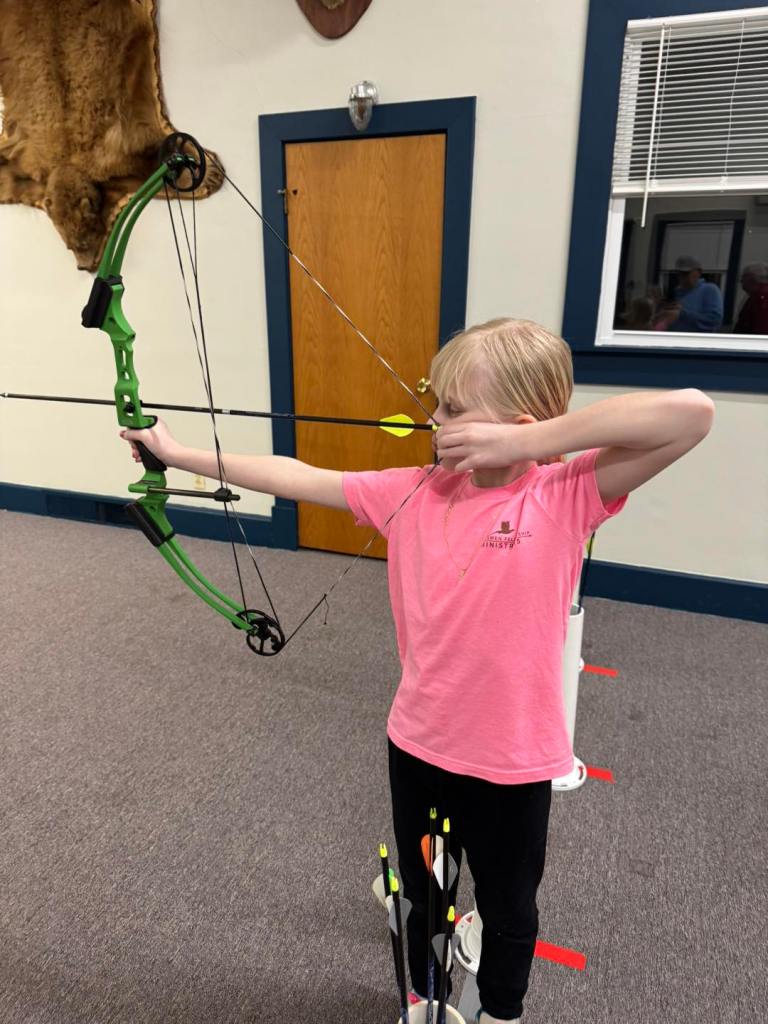 Children's Archery at Sportsmen Fellowship Ministries